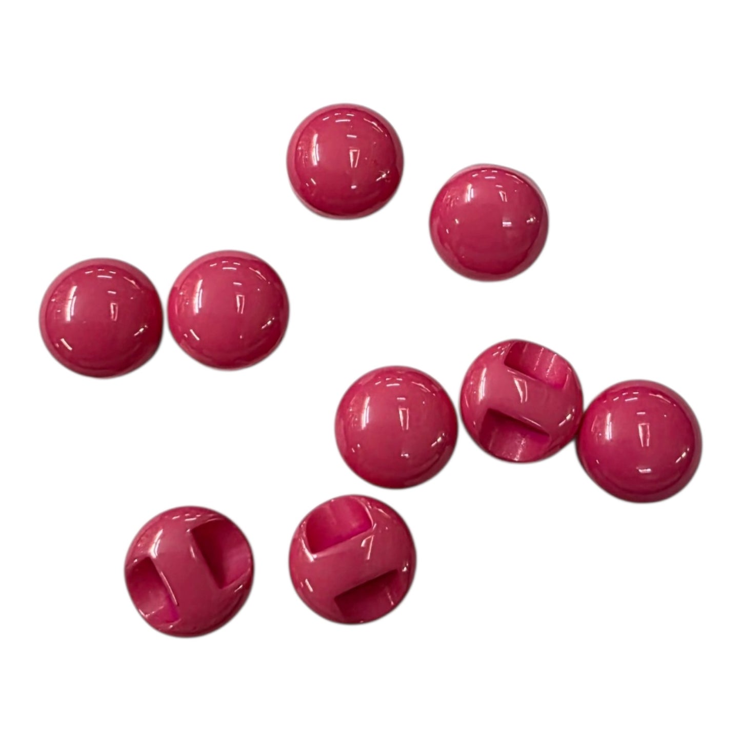 10 Adet Yuvarlak Amigurumi Düğmesi, Yelek, Kazak, Hırka Düğmesi (10mm - 16 Boy Düğme)