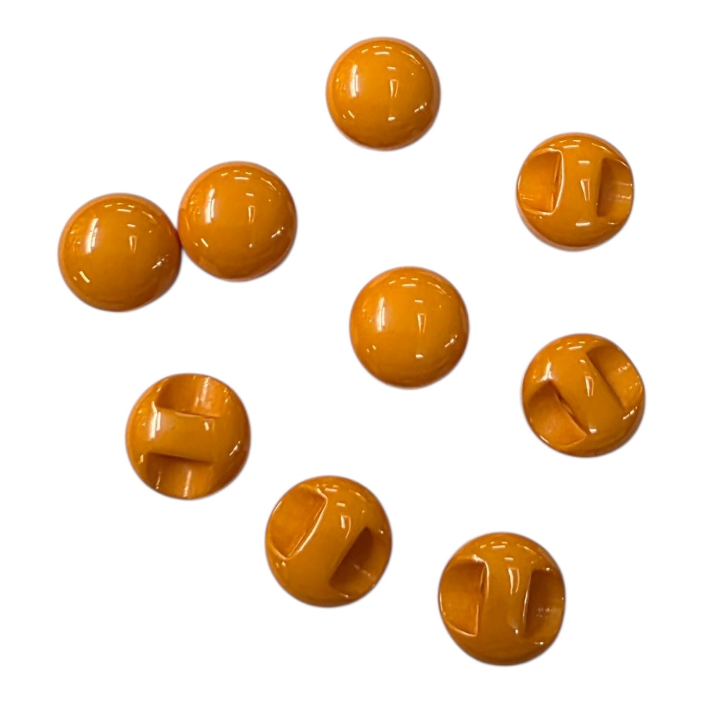 10 Adet Yuvarlak Amigurumi Düğmesi, Yelek, Kazak, Hırka Düğmesi (10mm - 16 Boy Düğme)