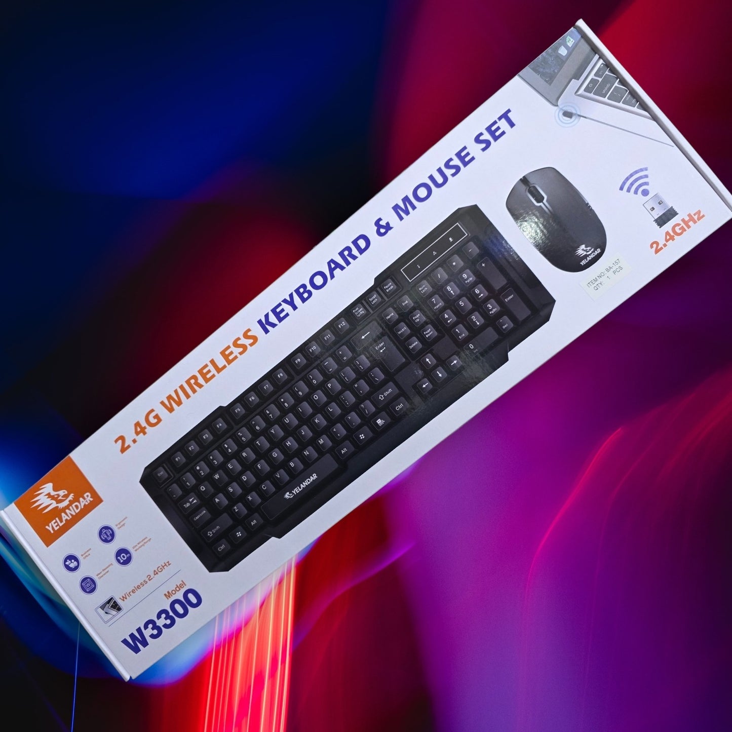 W3300 – 2.4GHz Kablosuz Türkçe Q Klavye ve Mouse Seti