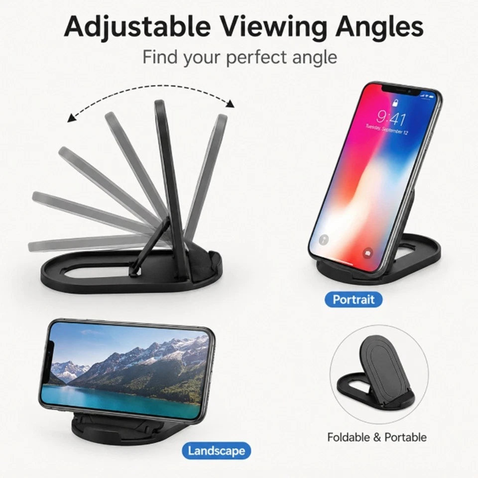 Katlanabilir Ayarlanabilir Telefon, Tablet Standı – Pratik Masaüstü Kullanım