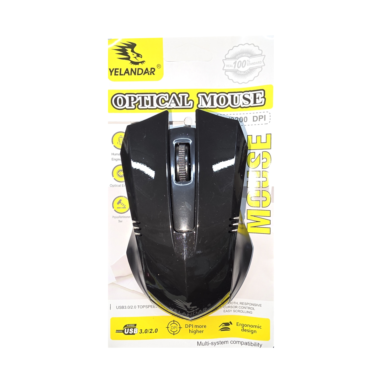 Kablolu Optik Bilgisayar Faresi - 3 Tuşlu, (JA-312)