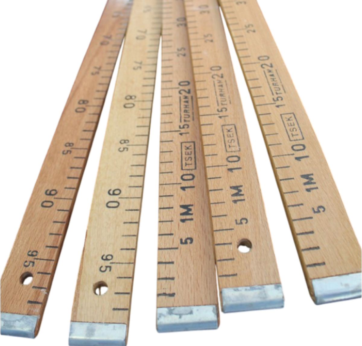 Terzi Modelist -Okul Çok Amaçlı Ahşap Tahta Cetvel 1 Metre 100 CM Ahşap Manifatura Metresi