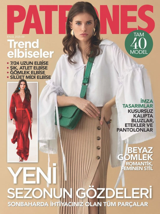 PATRONES Eylül 2025-09 Tam 40 Model - 2. Dergi Home Art Temmuz 2025