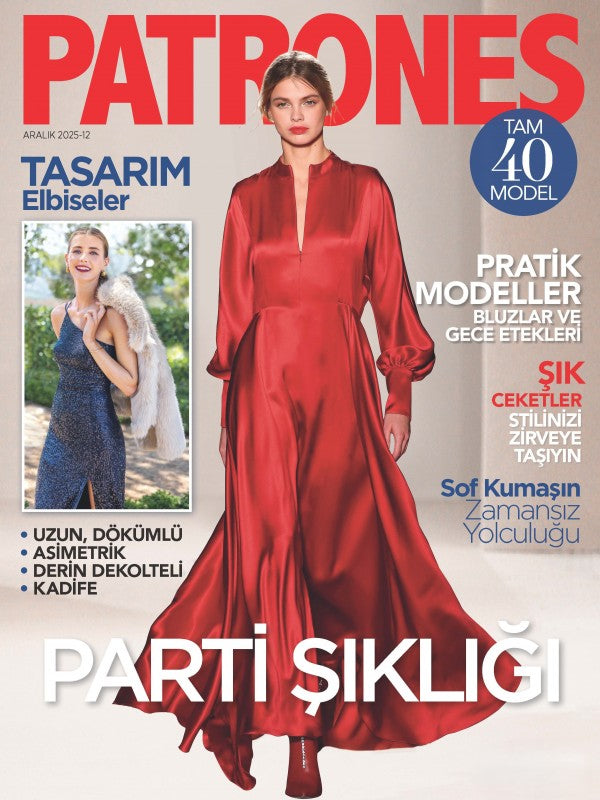 PATRONES ARALIK 2025 - 12 /40 Model - 2. Dergi Home Art Evlilik