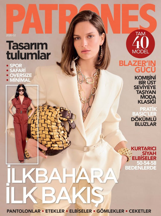 PATRONES (2026 - 02) Tam 40 Model - 2 Dergi House Beautiful Summer Style  2025)