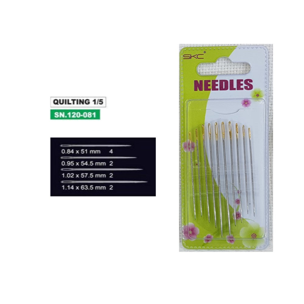 10 Quilt Needles in Different Lengths (120081)
