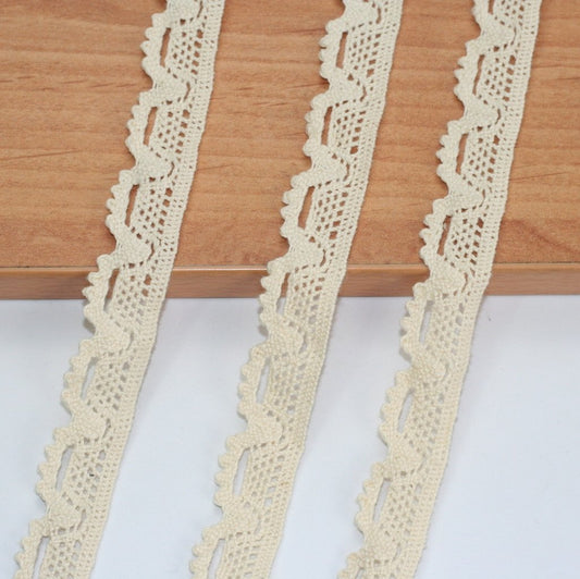 10 Meters Cream Cotton Lace 20 mm (9598)