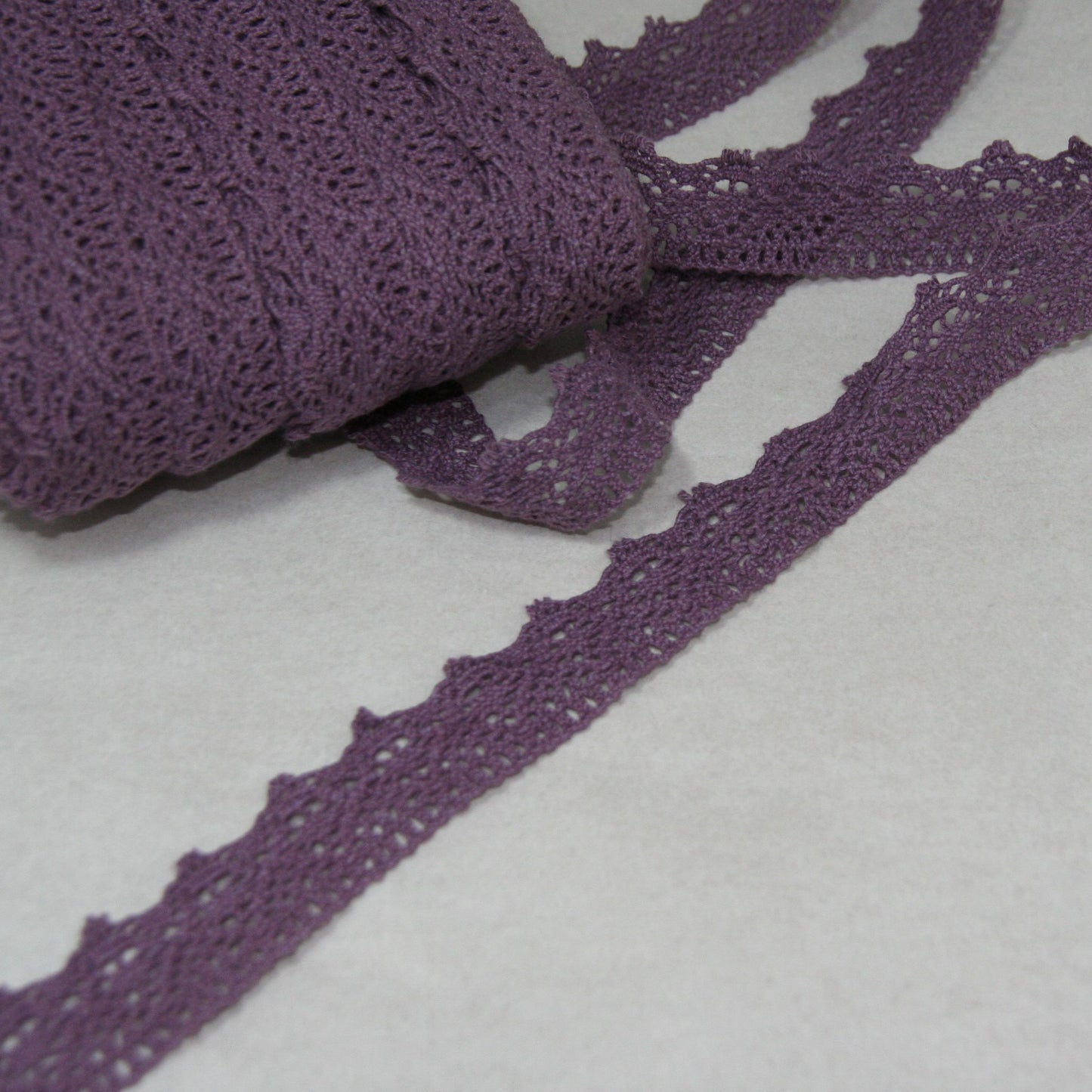 22mm Purple Color Cotton Lace (34518)