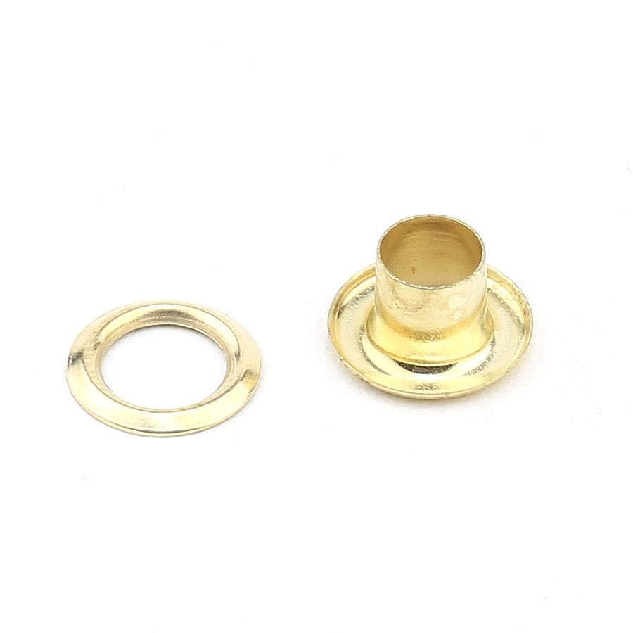 Number 24 Brass Eyelets - Stainless Eyelets (in packs of 100 and 1000 pieces)