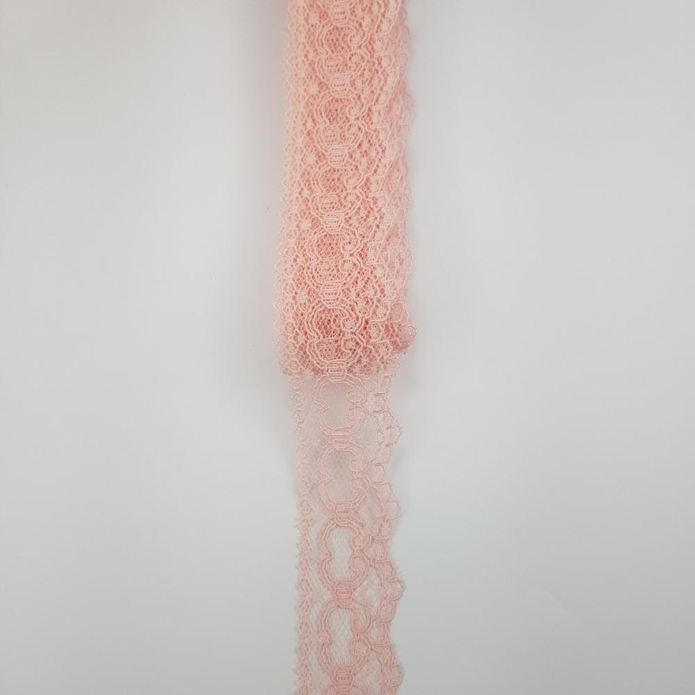 5 metre Kordoneli Dantel 3,5 cm - Çeşitli renklerde pasalı dantel