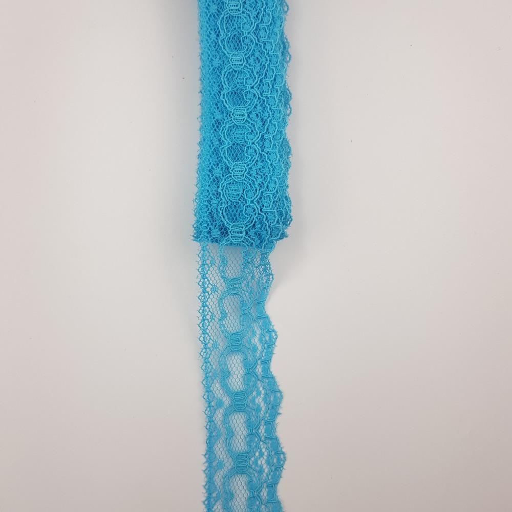 5 metre Kordoneli Dantel 3,5 cm - Çeşitli renklerde pasalı dantel