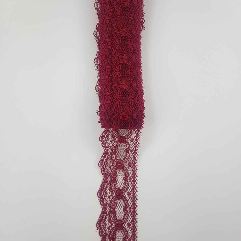 5 metre Kordoneli Dantel 3,5 cm - Çeşitli renklerde pasalı dantel