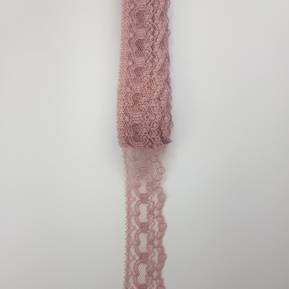 5 metre Kordoneli Dantel 3,5 cm - Çeşitli renklerde pasalı dantel