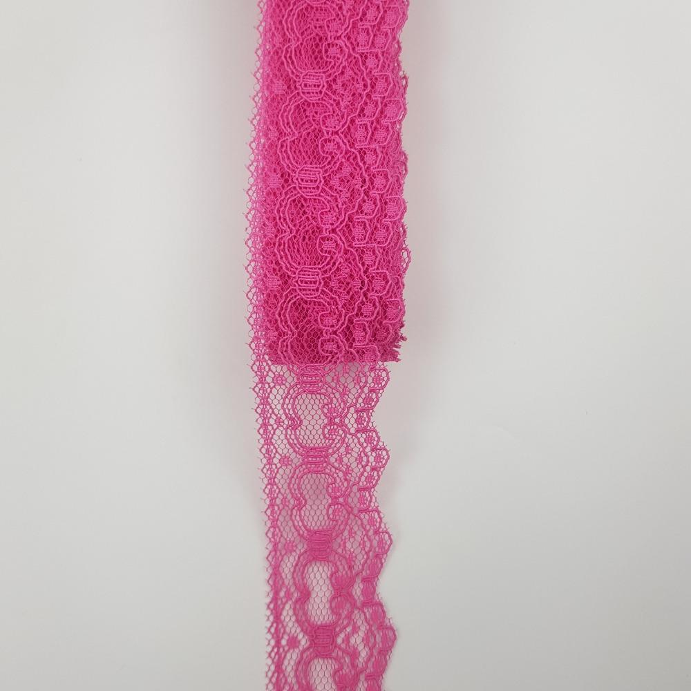 5 metre Kordoneli Dantel 3,5 cm - Çeşitli renklerde pasalı dantel
