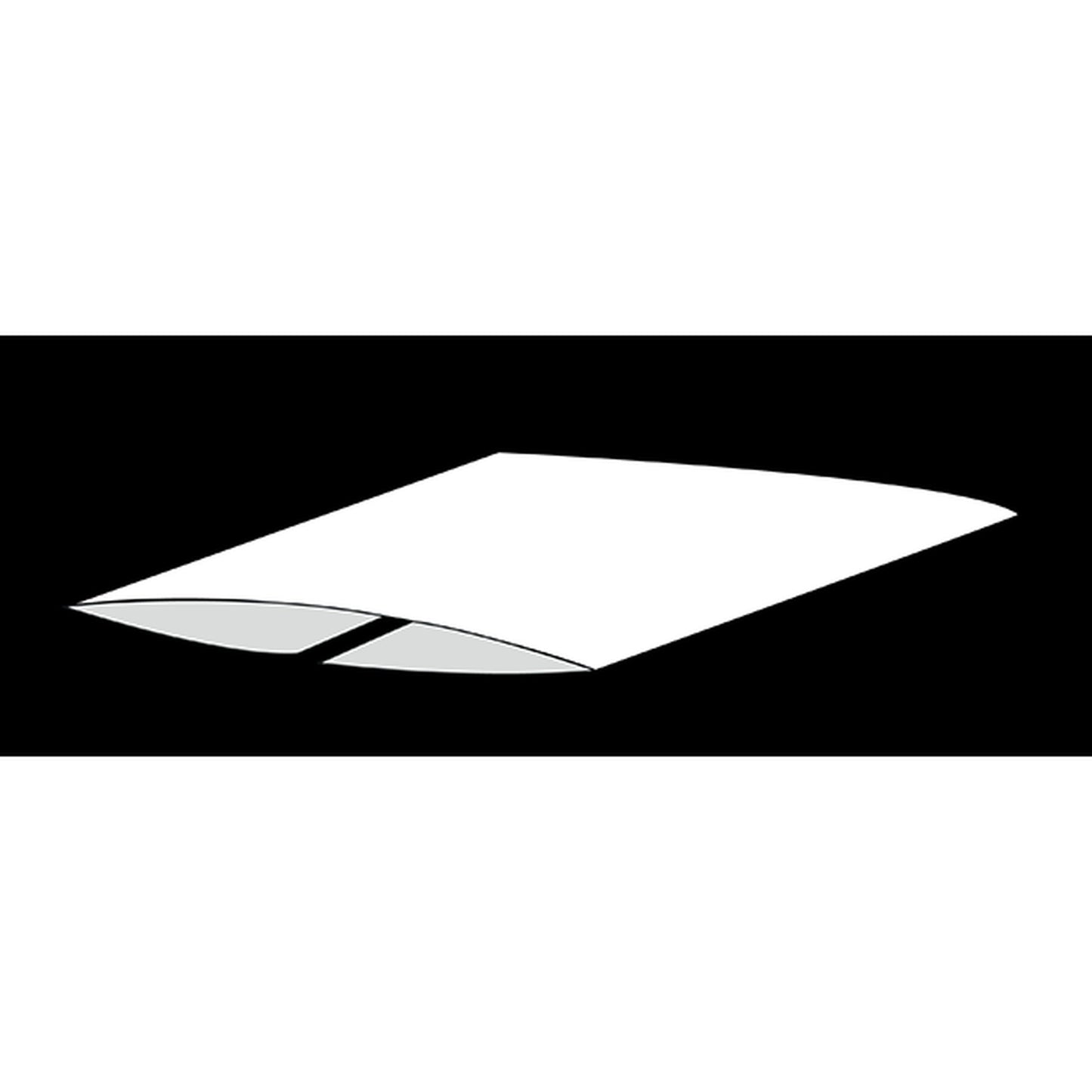 Белый хлопок (котон) Кант шириной 2см 25м (D1)