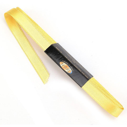 Mustard Color Ribbon Double Sided 1cm Width 10mt Ball