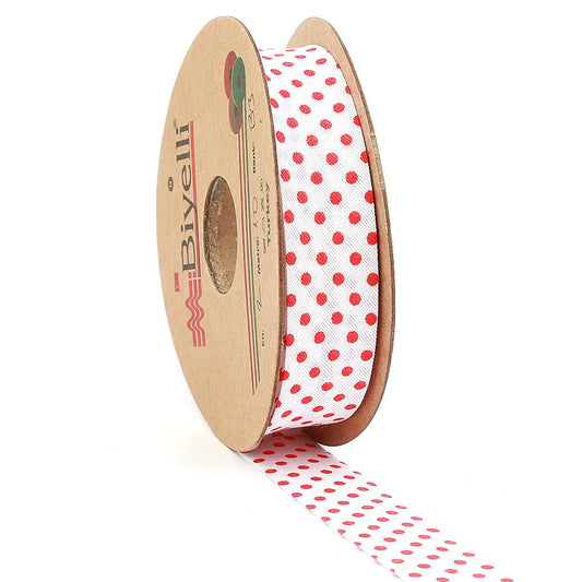 Red Pointed Cotton (Coton) Piping 2cm wide 25mt (B3)