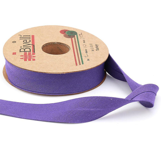 Purple Cotton (Coton) Piping 2cm wide 25mt (D22)