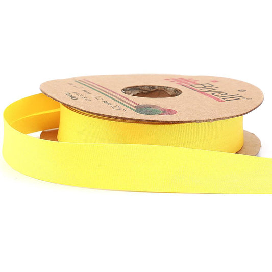 Yellow Satin Piping 2cm wide 25mt ball (25)