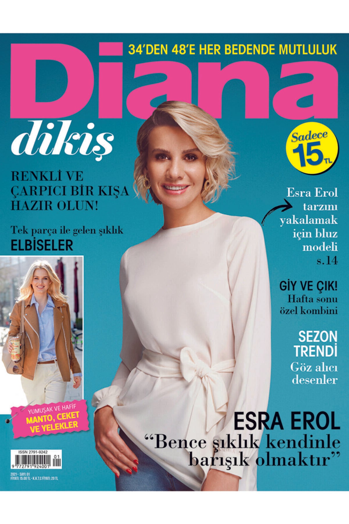 Diana Dikiş Dergisi [2021 - Sayı 01] (Sadece 15 TL)