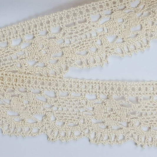 10 Metre Krem Pamuk Dantel (12)
