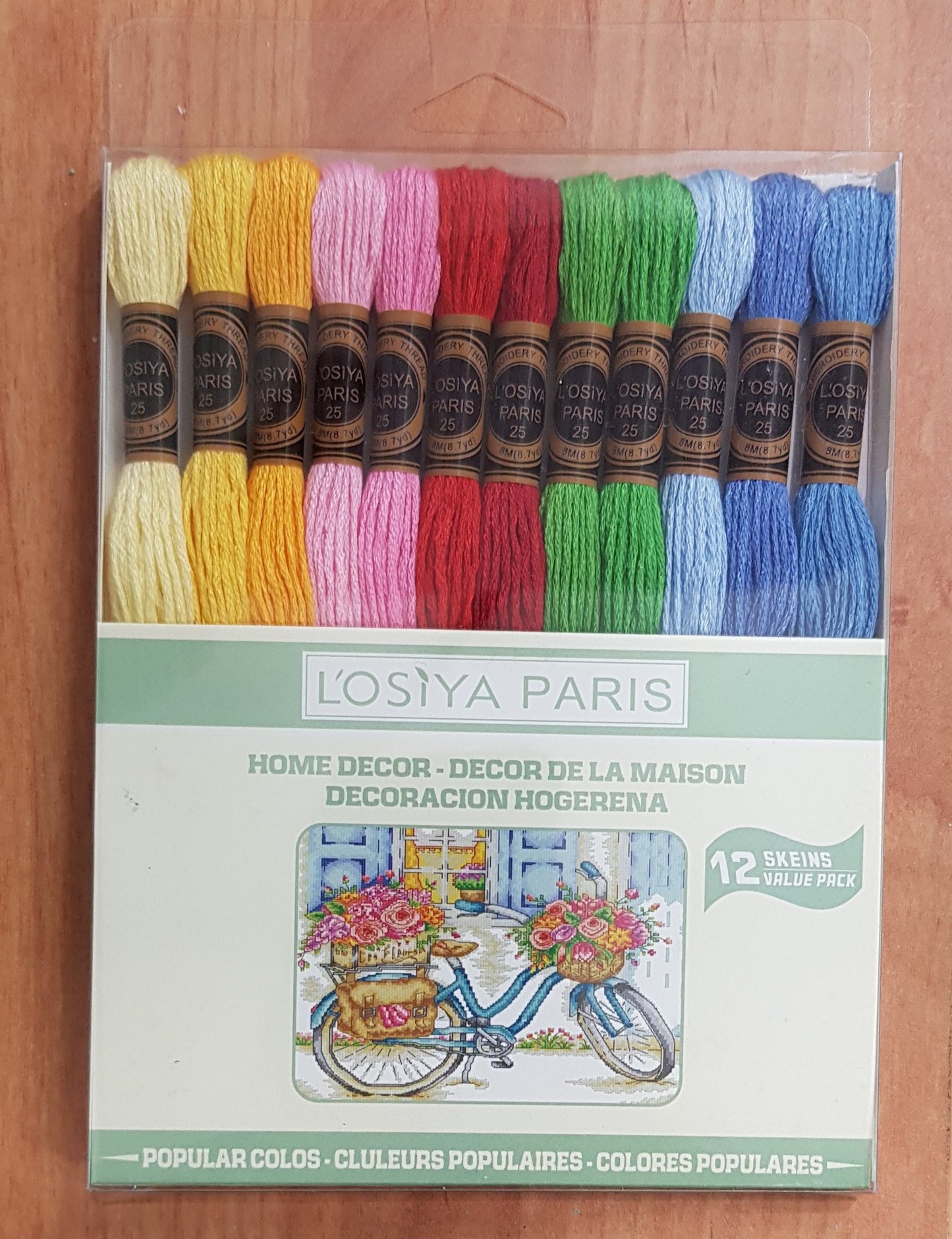 Muline Rope - Cross Stitch Rope Set Consisting of 12 Strands - (Green box)