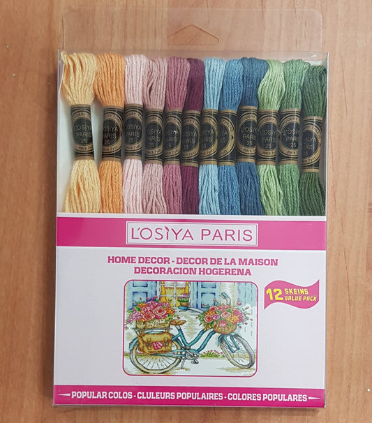 Muline Rope - Cross Stitch Rope Set Consisting of 12 Strands - ( Pink box )