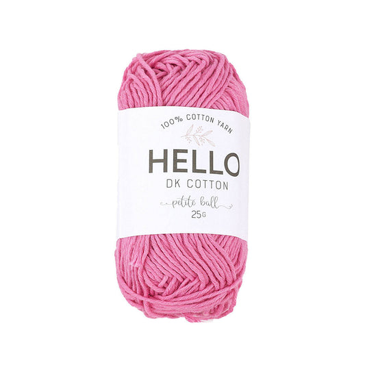 Хлопковая пряжа HELLO 25 гр - HELLO DK Cotton Yarn 103