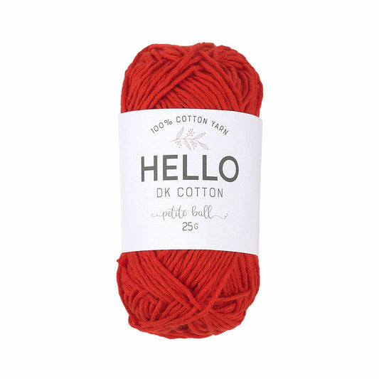HELLO 25 gr cotton knitting yarn - HELLO DK Cotton Yarn 113