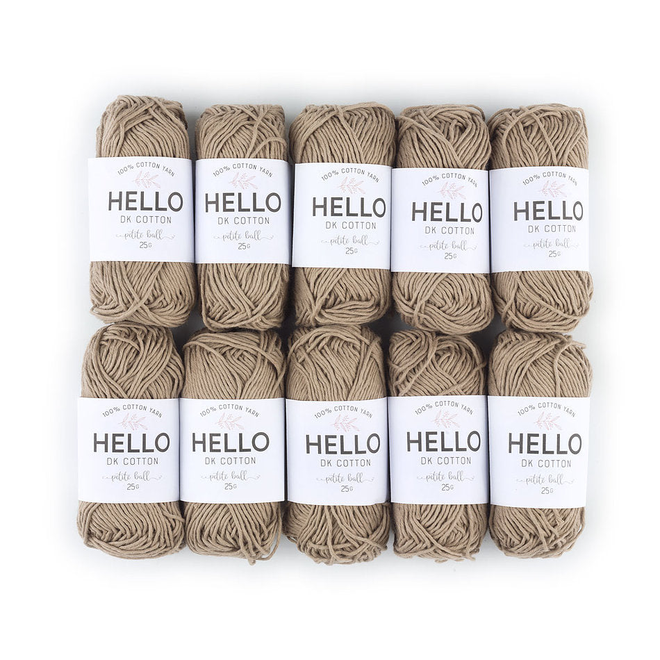 HELLO 25 gr cotton knitting yarn - HELLO DK Cotton Yarn 128
