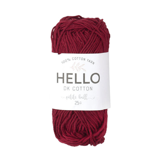 HELLO 25 gr cotton knitting yarn - HELLO DK Cotton Yarn 116