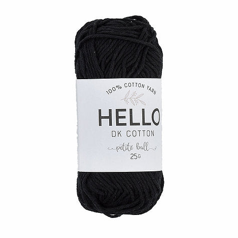 Хлопковая пряжа HELLO 25 гр - HELLO DK Cotton Yarn 160