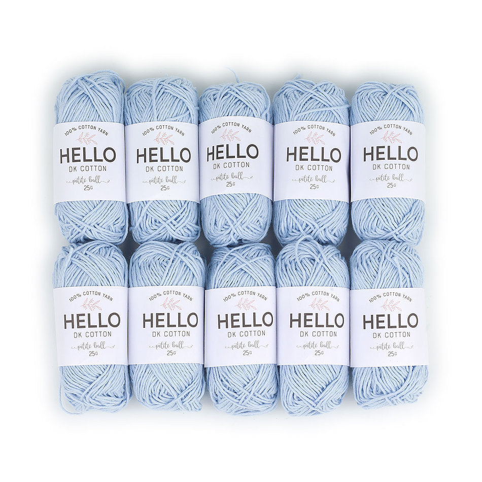 Хлопковая пряжа HELLO 25 гр - HELLO DK Cotton Yarn 146