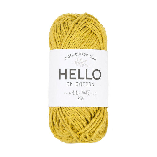HELLO 25 gr cotton knitting yarn - HELLO DK Cotton Yarn 124