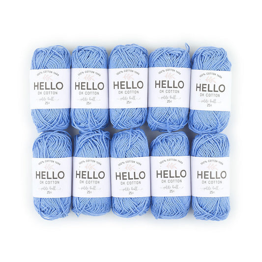 HELLO 25 gr pamuk örgü ipliği - HELLO DK Pamuk İpliği 148
