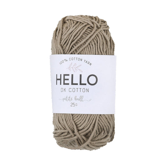 HELLO 25 gr cotton knitting yarn - HELLO DK Cotton Yarn 128