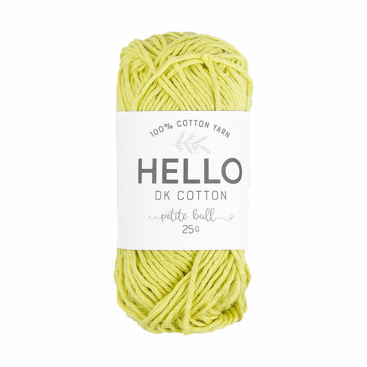 Хлопковая пряжа HELLO 25 гр - HELLO DK Cotton Yarn 130