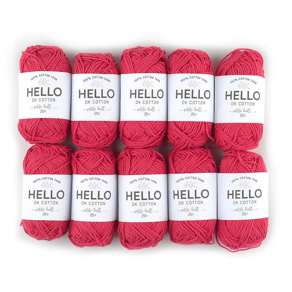 Хлопковая пряжа HELLO 25 гр - HELLO DK Cotton Yarn 108
