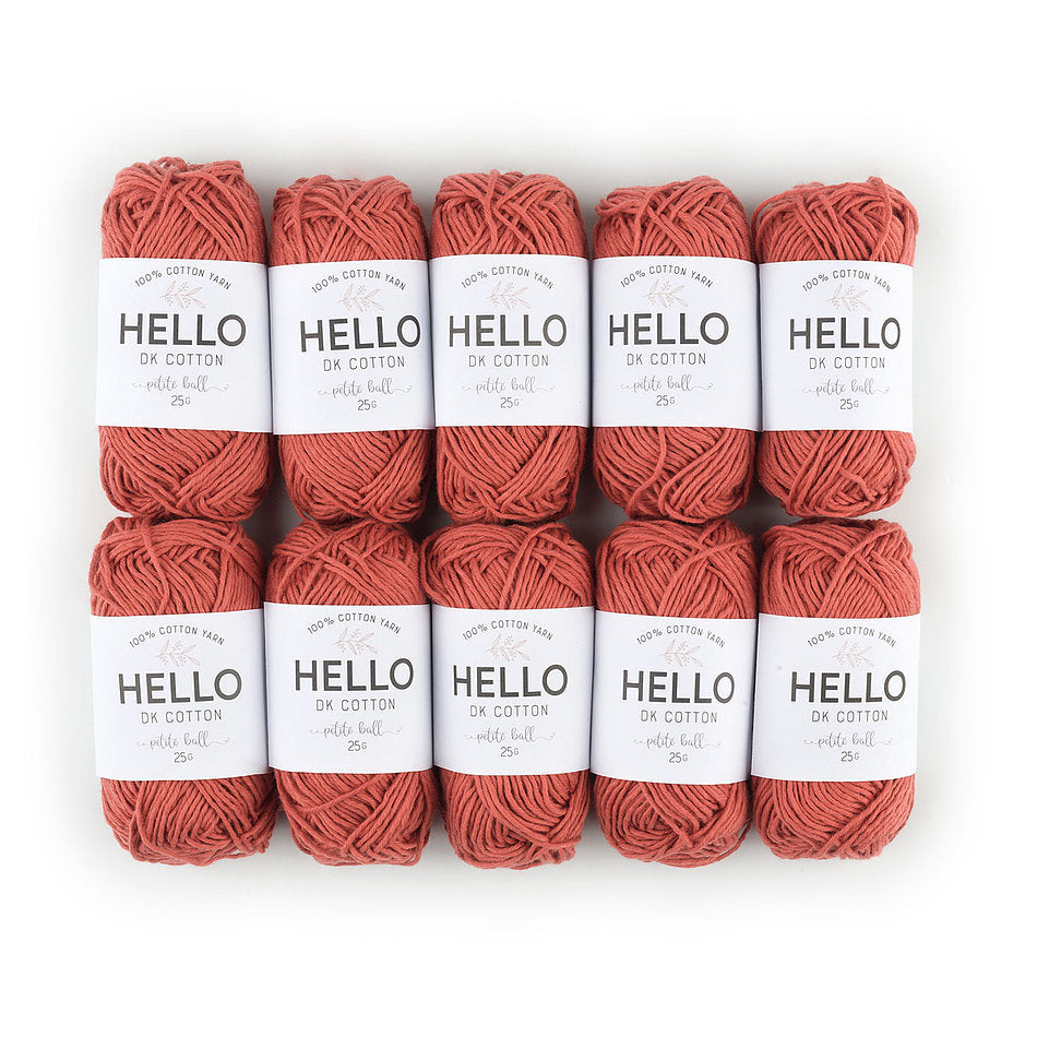 HELLO 25 gr cotton knitting yarn - HELLO DK Cotton Yarn 117