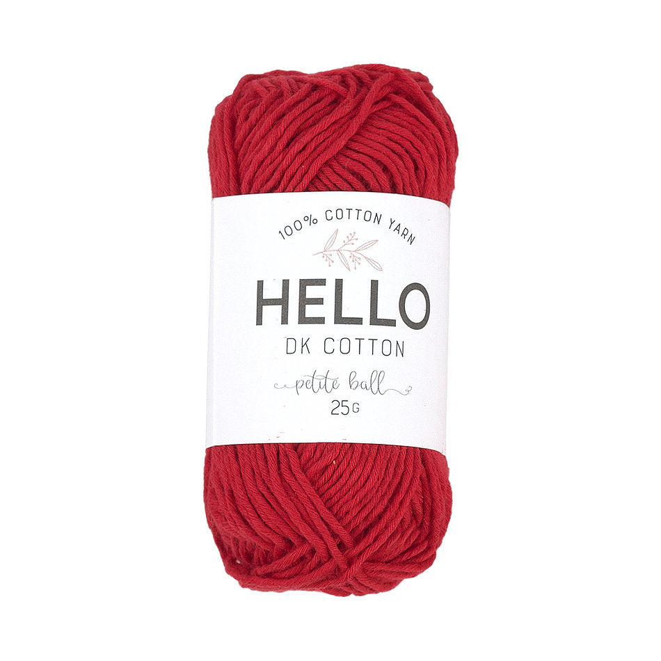 HELLO 25 gr cotton knitting yarn - HELLO DK Cotton Yarn 114