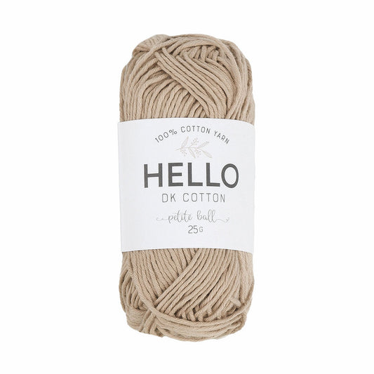HELLO 25 gr cotton knitting yarn - HELLO DK Cotton Yarn 125