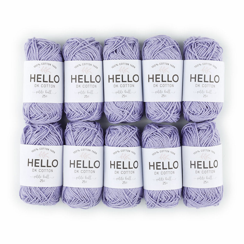 HELLO 25 gr cotton knitting yarn - HELLO DK Cotton Yarn 140