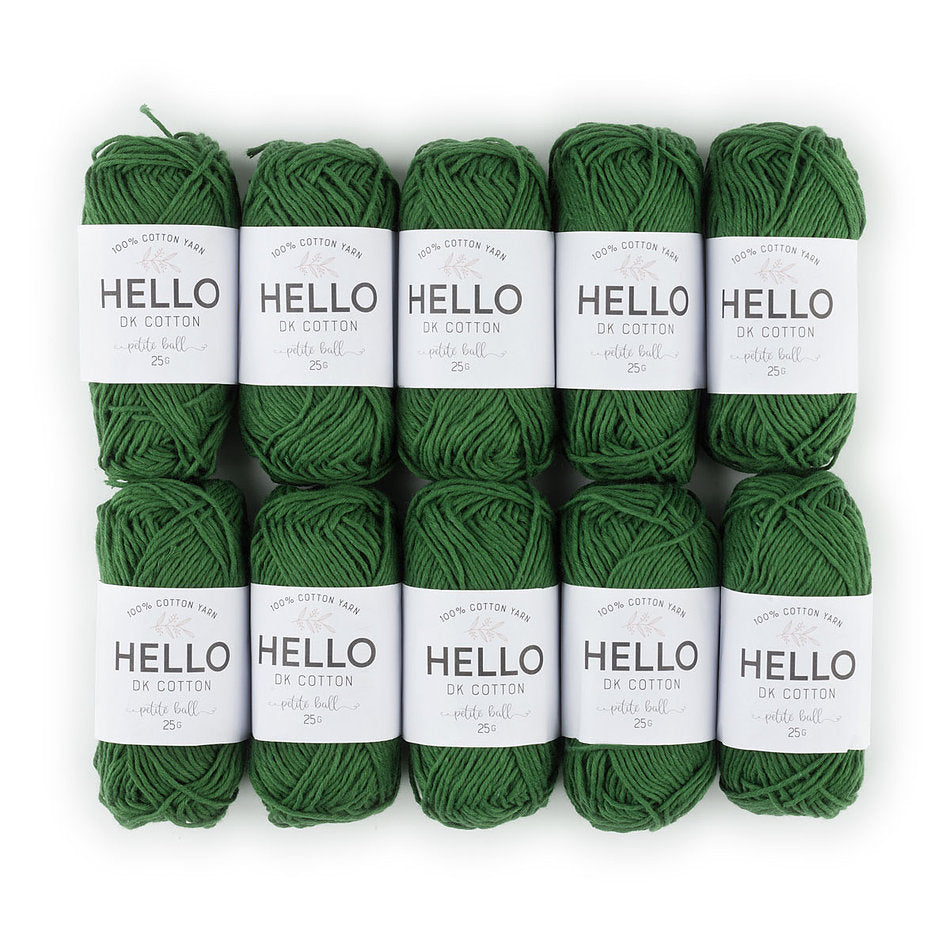 Хлопковая пряжа HELLO 25 гр - HELLO DK Cotton Yarn 135