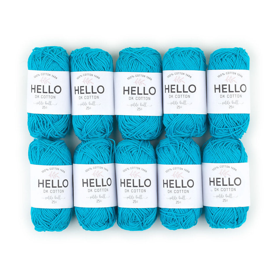 HELLO 25 gr cotton knitting yarn - HELLO DK Cotton Yarn 152