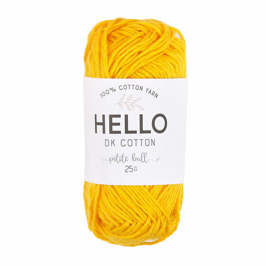 Хлопковая пряжа HELLO 25 гр - HELLO DK Cotton Yarn 120