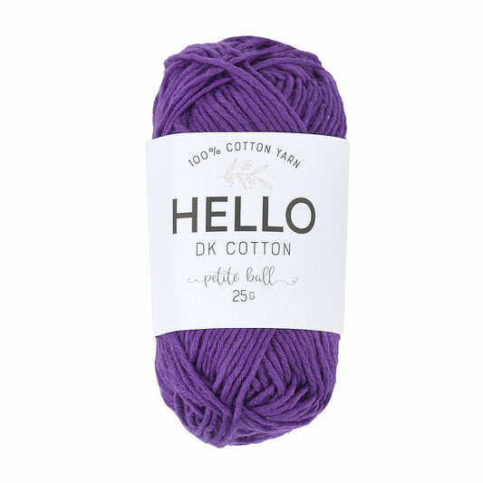 Хлопковая пряжа HELLO 25 гр - HELLO DK Cotton Yarn 143