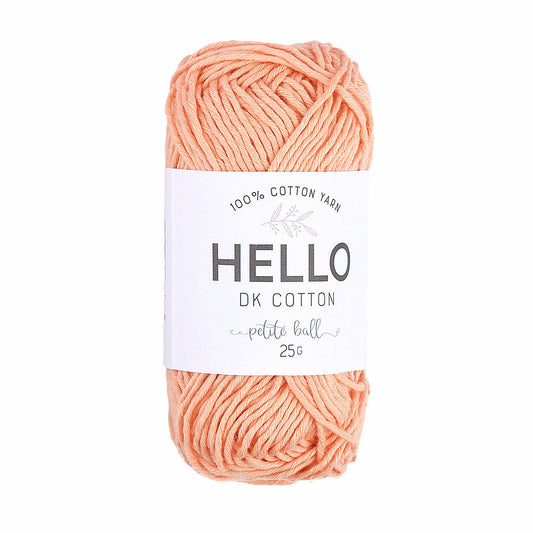 HELLO 25 gr cotton knitting yarn - HELLO DK Cotton Yarn 110