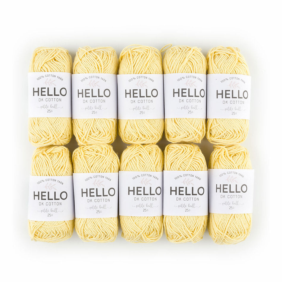HELLO 25 gr cotton knitting yarn - HELLO DK Cotton Yarn 122