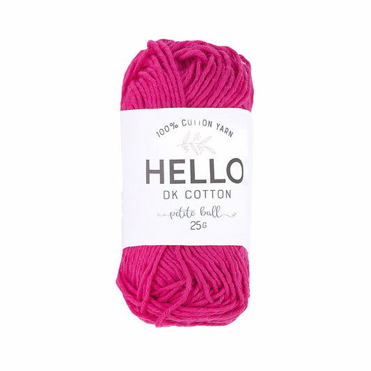 Хлопковая пряжа HELLO 25 гр - HELLO DK Cotton Yarn 105
