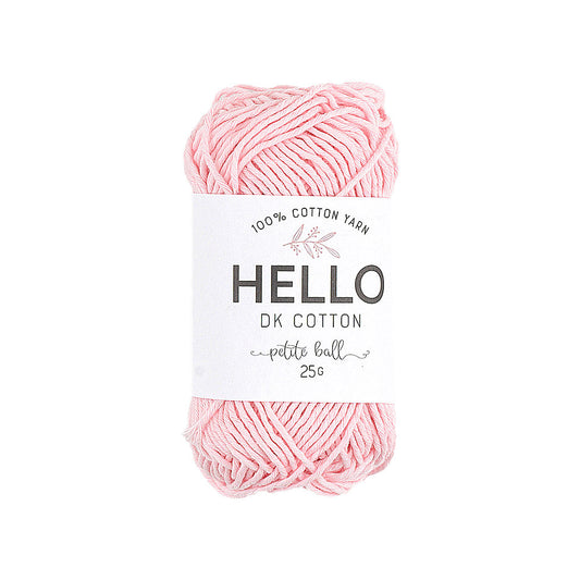 Хлопковая пряжа HELLO 25 гр - HELLO DK Cotton Yarn 101